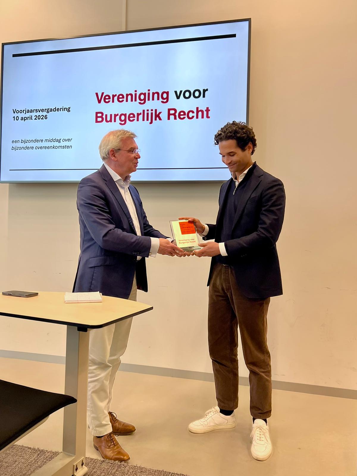 Winnaar VBR publicatieprijs 2025